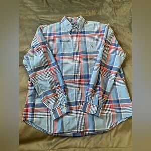 Ralph Lauren Multicolor Plaid Button Down Shirt